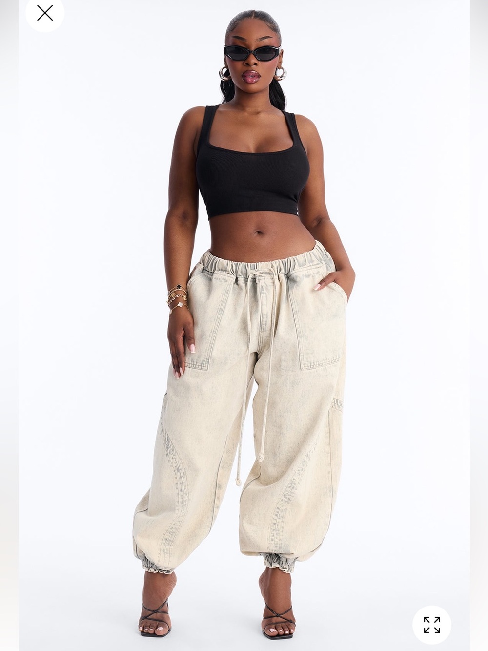 Alicia Washed Jogger Twill Pant